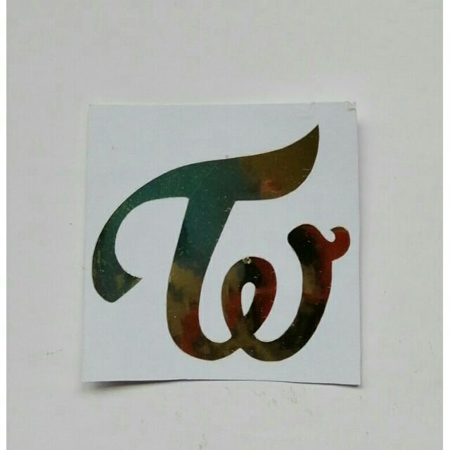 Twice Logo Die Cut Vinyl Sticker And Decal Kpop Shopee Philippines