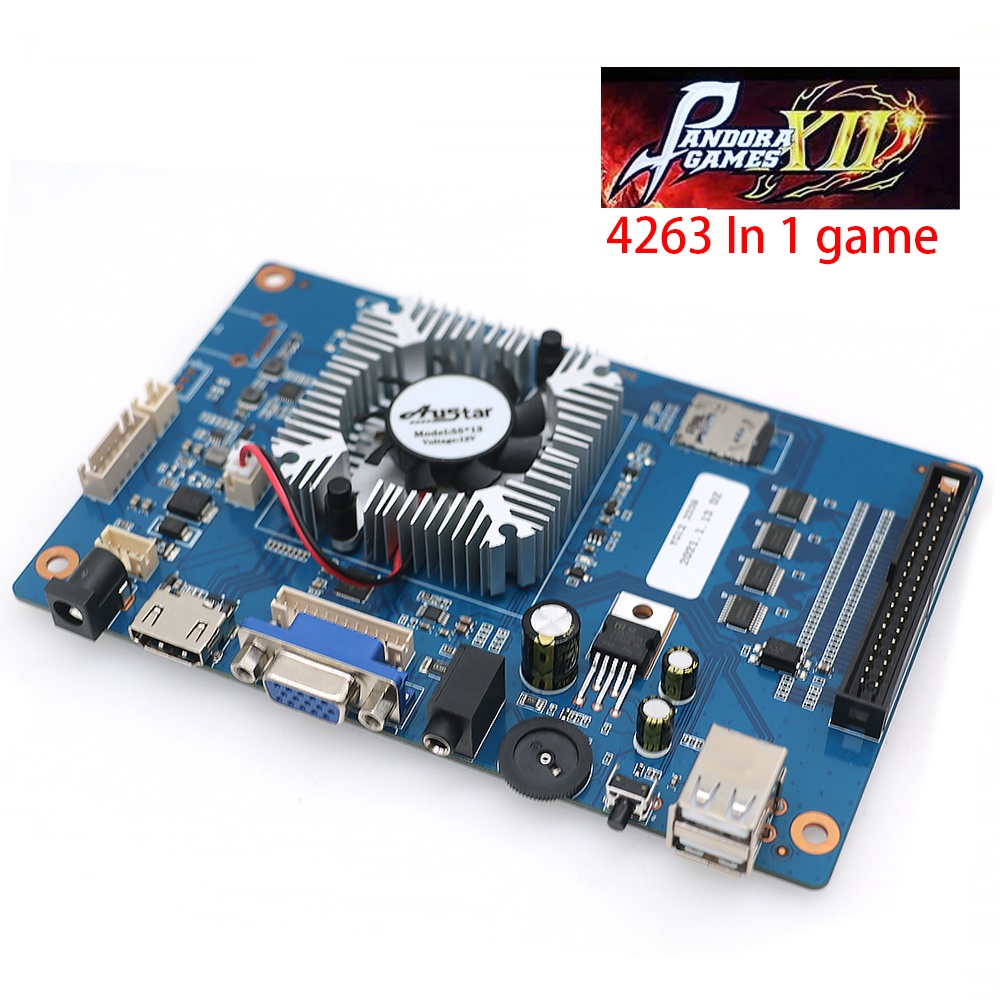 Pandora Box 12 4263 In 1 Game PCB Board 40P Home Version Arcade