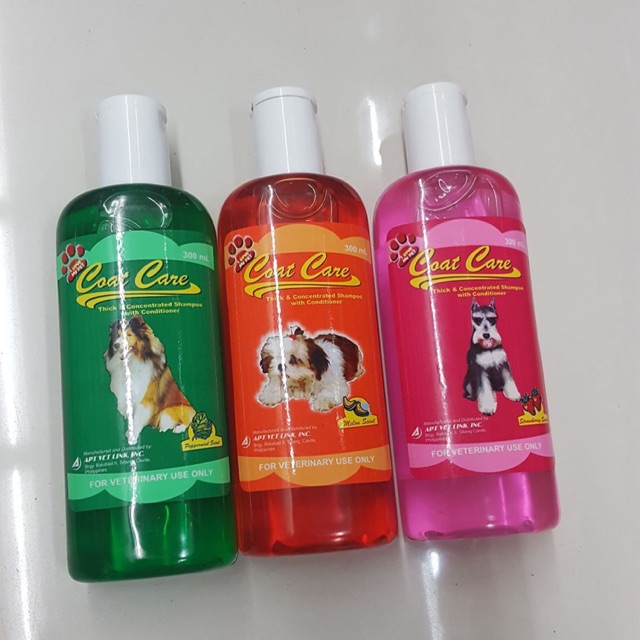 pink dog shampoo