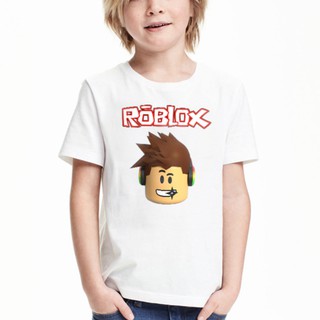 Kids Tops Boys Shirt Roblox T Shirt Full Cotton Boy Clothes - brown hair t shirt roblox