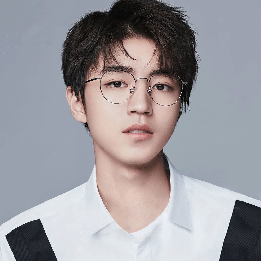 Cute Quality replaceable lens korean round anti radiation men eyeglass