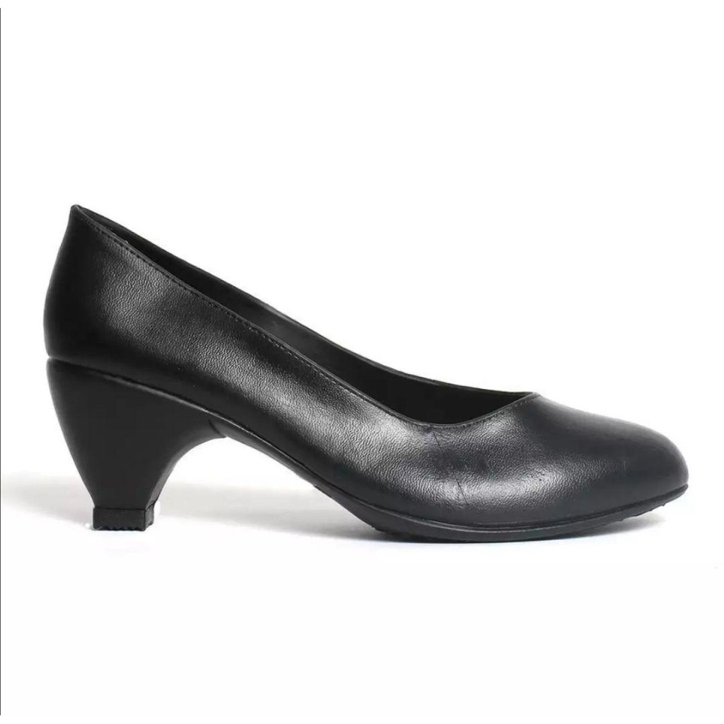 World Balance Easy Soft Laura Ladies Black Heeled Shoes | Shopee ...