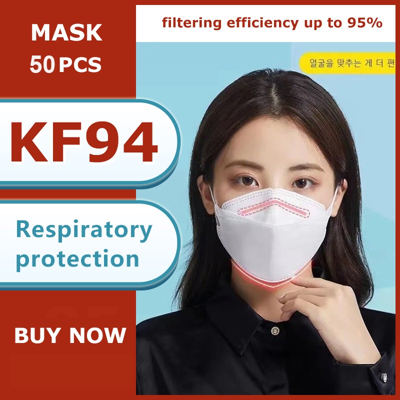KF94 Mask 50 Pcs Korean Style Face Mask KF94 Mask Korea KF94 Face Mask