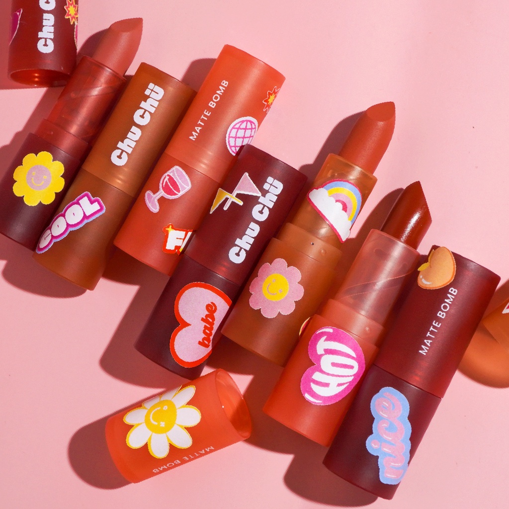 chuchu beauty matte bomb lipstick