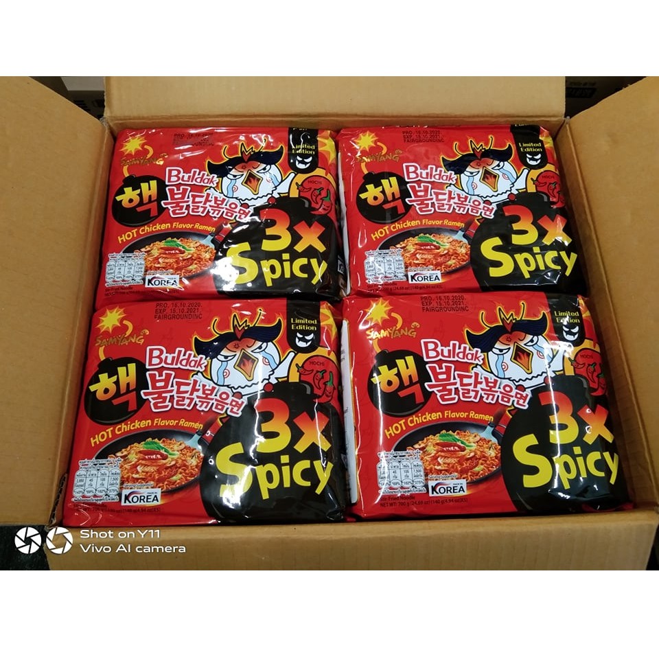 Samyang Buldak Bokkeum Hot Chicken Flavor Ramen X3 40 140g Beecost