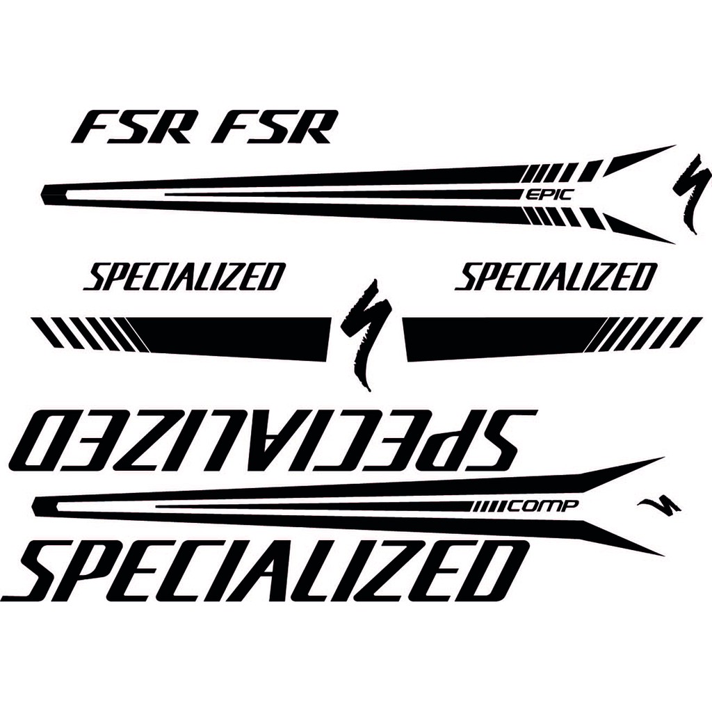 Specialized FSR Bike Frame Decals Shopee Philippines