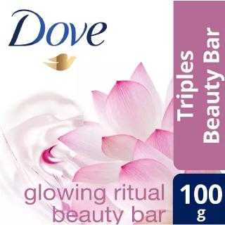 Dove Bar Glowing Lotus 3x100g