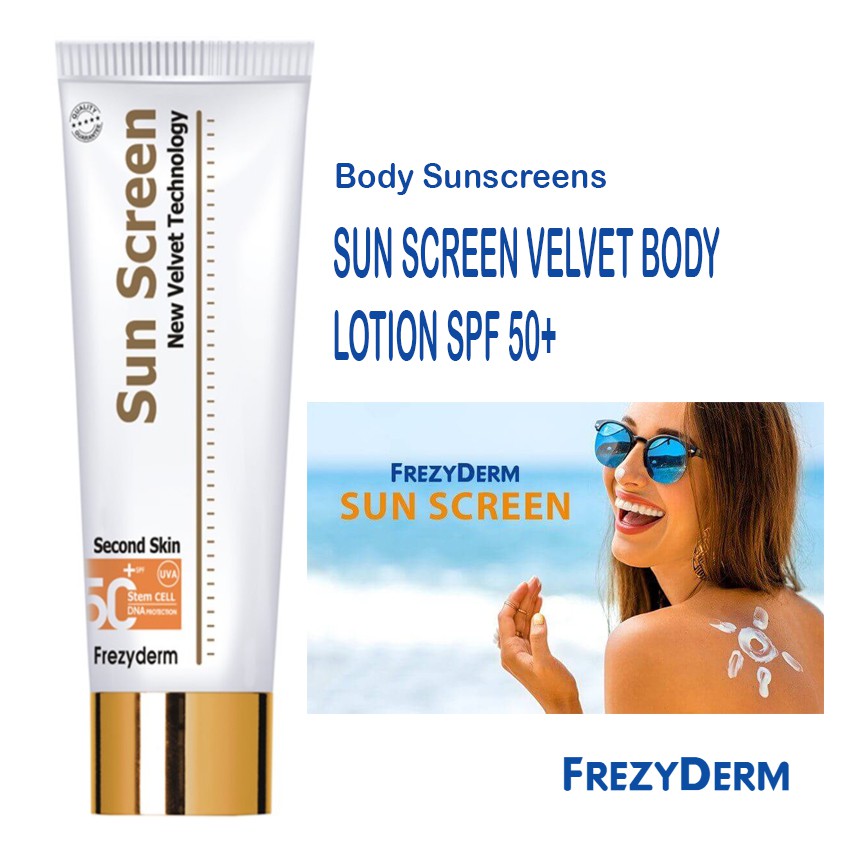 frezyderm sun screen velvet face