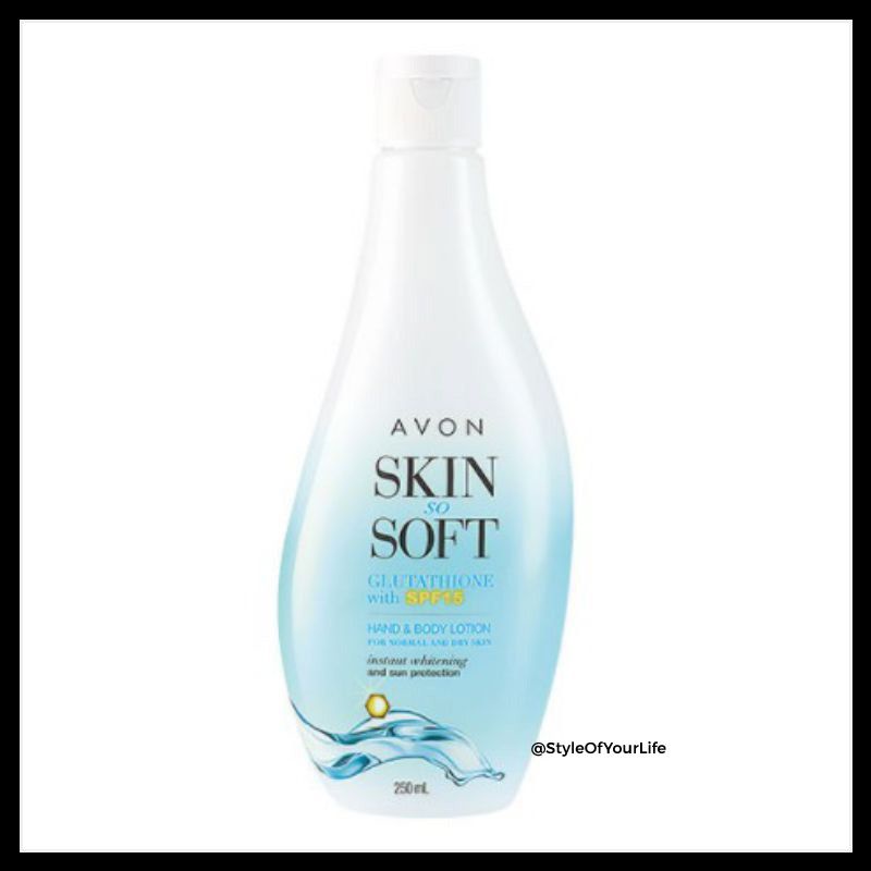 AVON SSS GLUTATHIONE WITH SPF15 HBL 250ML | Shopee Philippines