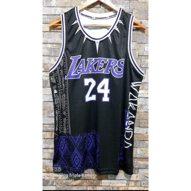 Movie Basketball Jersey Black Panther T'Challa