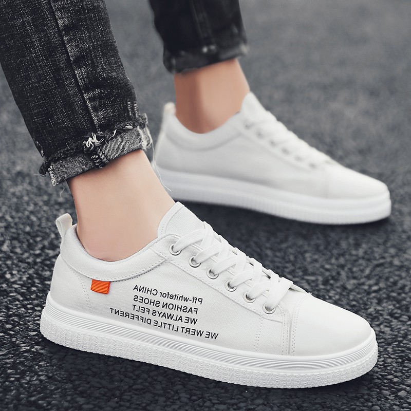 girls white canvas sneakers