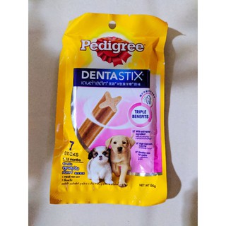 Pedigree Dentastix Dog Treats Puppy (7 sticks) (56g) 4-12 months [Next day ship out]|Dentastix Puppy
