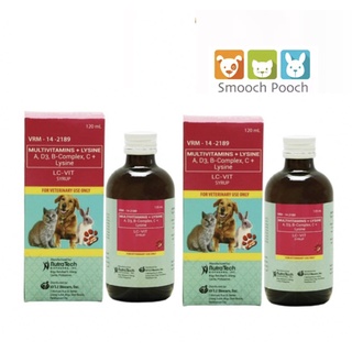 LC VIT syrup Multivitamins for Pets, Dogs and Cats 120ml (2 Bottles)