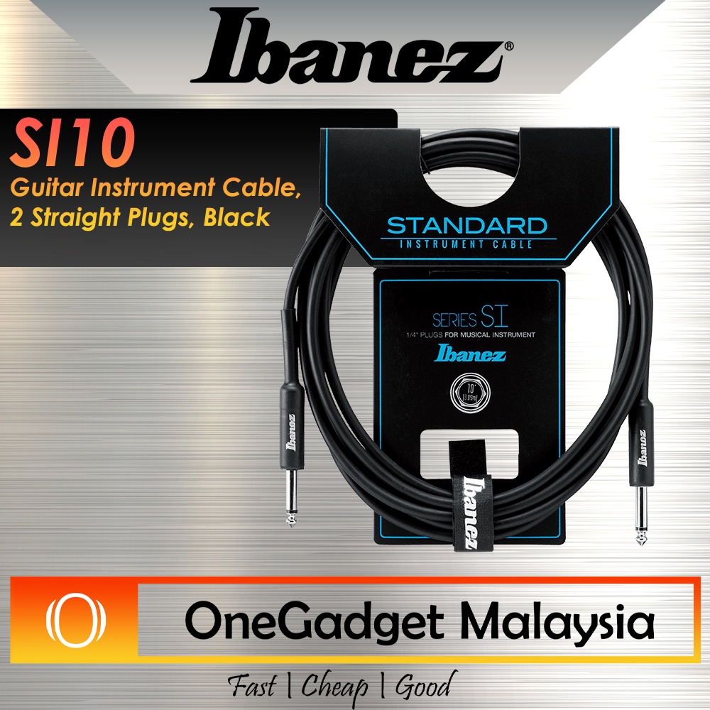 Ibanez SI10 Shielded Guitar Cable 10 ft (SI10) Shopee Philippines