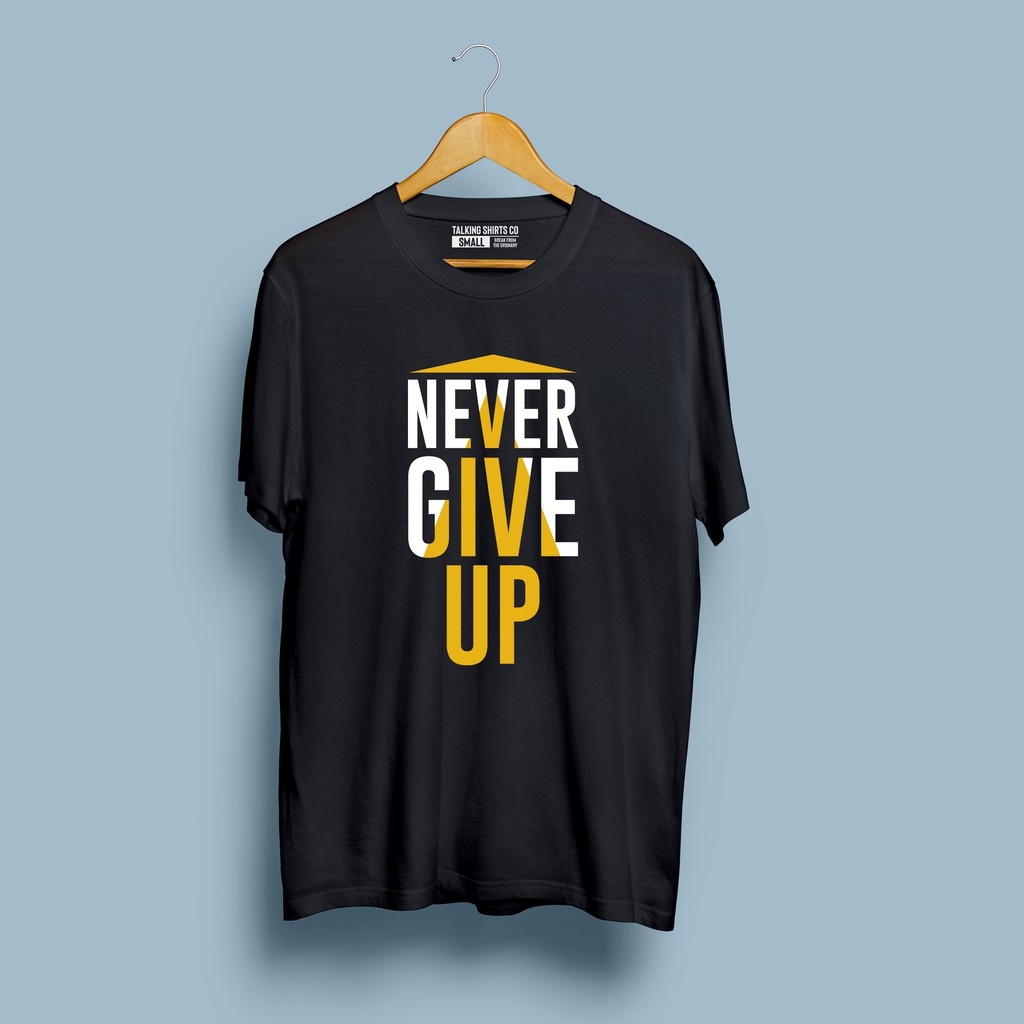 Never Give Up-Personalized T-Shirt-Unisex | Shopee Philippines
