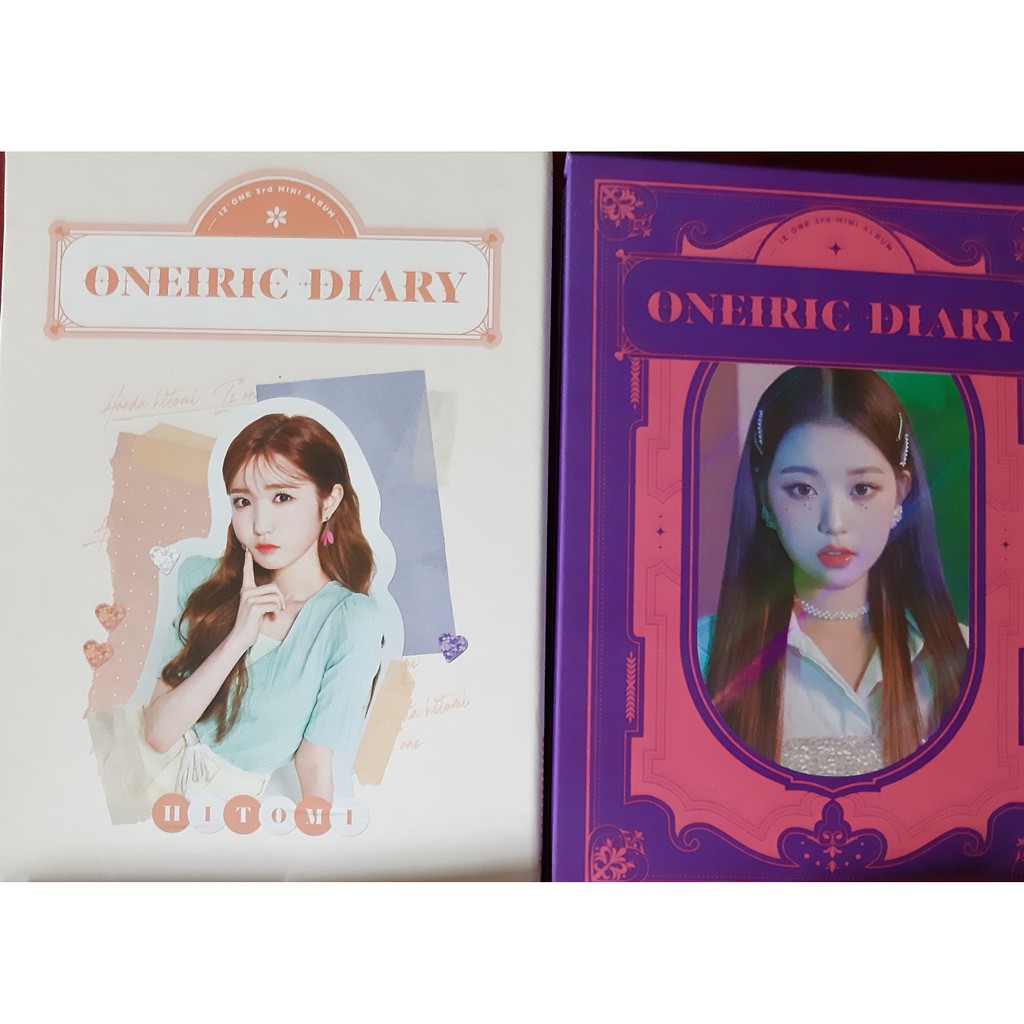 IZ ONE 3rd 1569 Diary Hitomi Honda Oneiric album mini トレカ 本田 