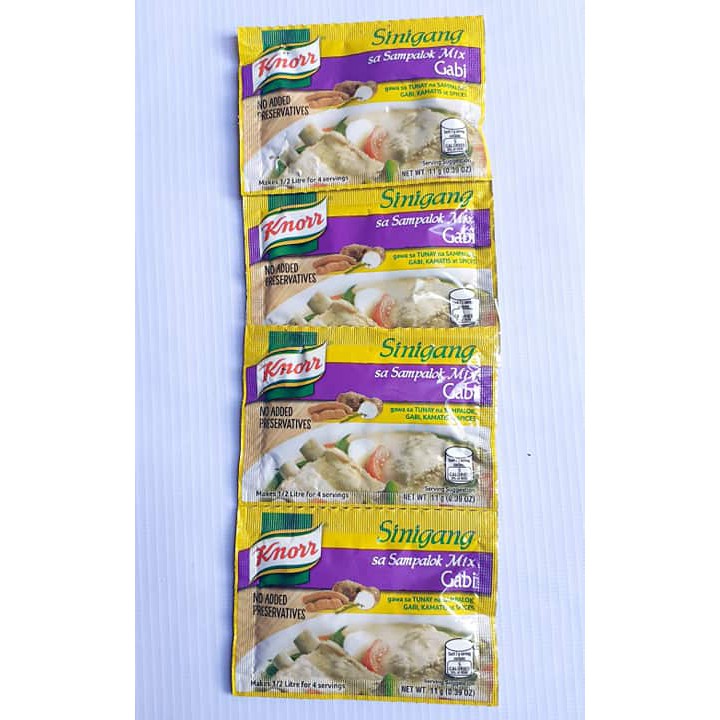 Knorr Sinigang Mix Gabi 11g Shopee Philippines