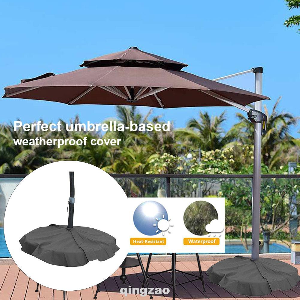 Garden Round Oxford Cloth Summer Sunshade Parasol Sun Shield Outdoor Patio Umbrella Base Cover Shopee Philippines