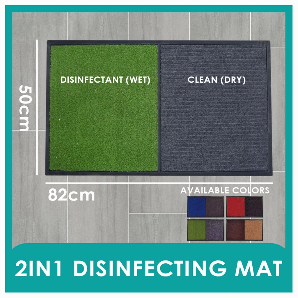 Living Life PH Disinfecting Floor Mat Sanitizing Mat 2in1 For Office