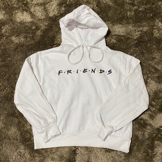 white friends hoodie