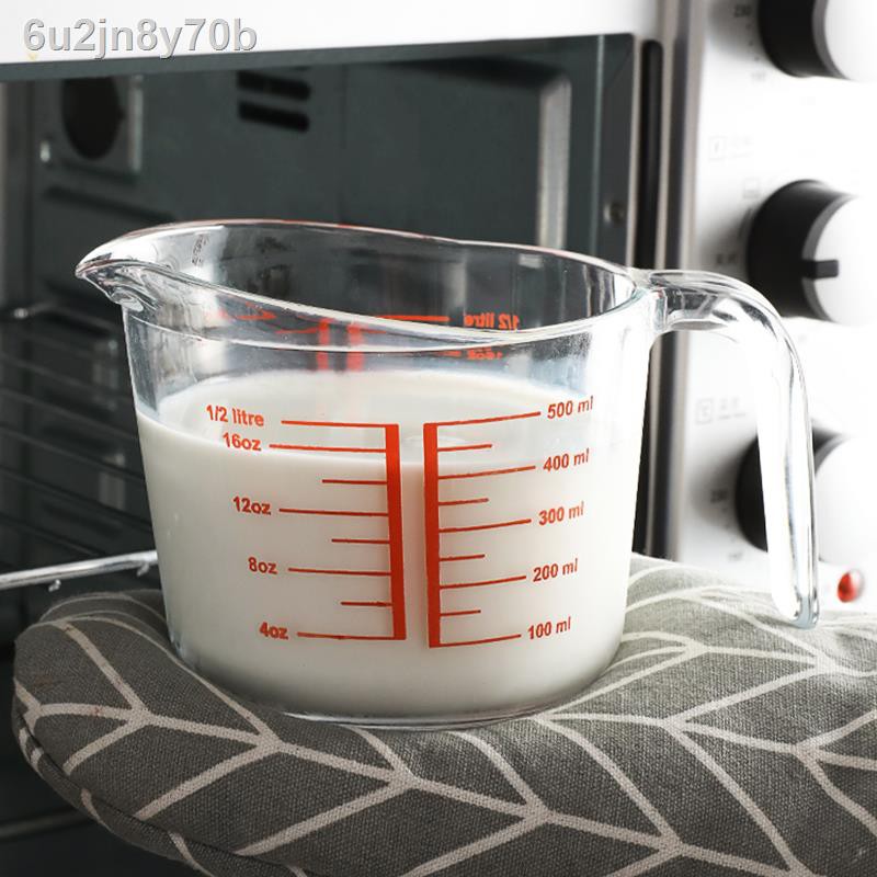 Half Room Groceries Thickened Glass Measuring Cup With Scale Kitchen Baking Milk Flour Large Ca Shopee Philippines
