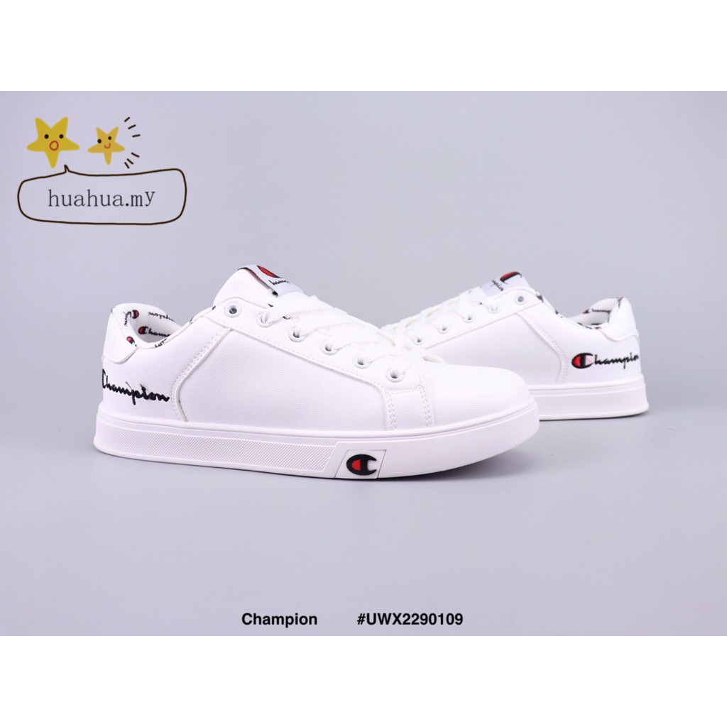 champion all white sneakers