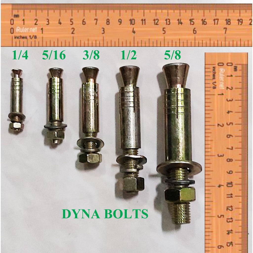 5 8 Bolt Diameter In Mm