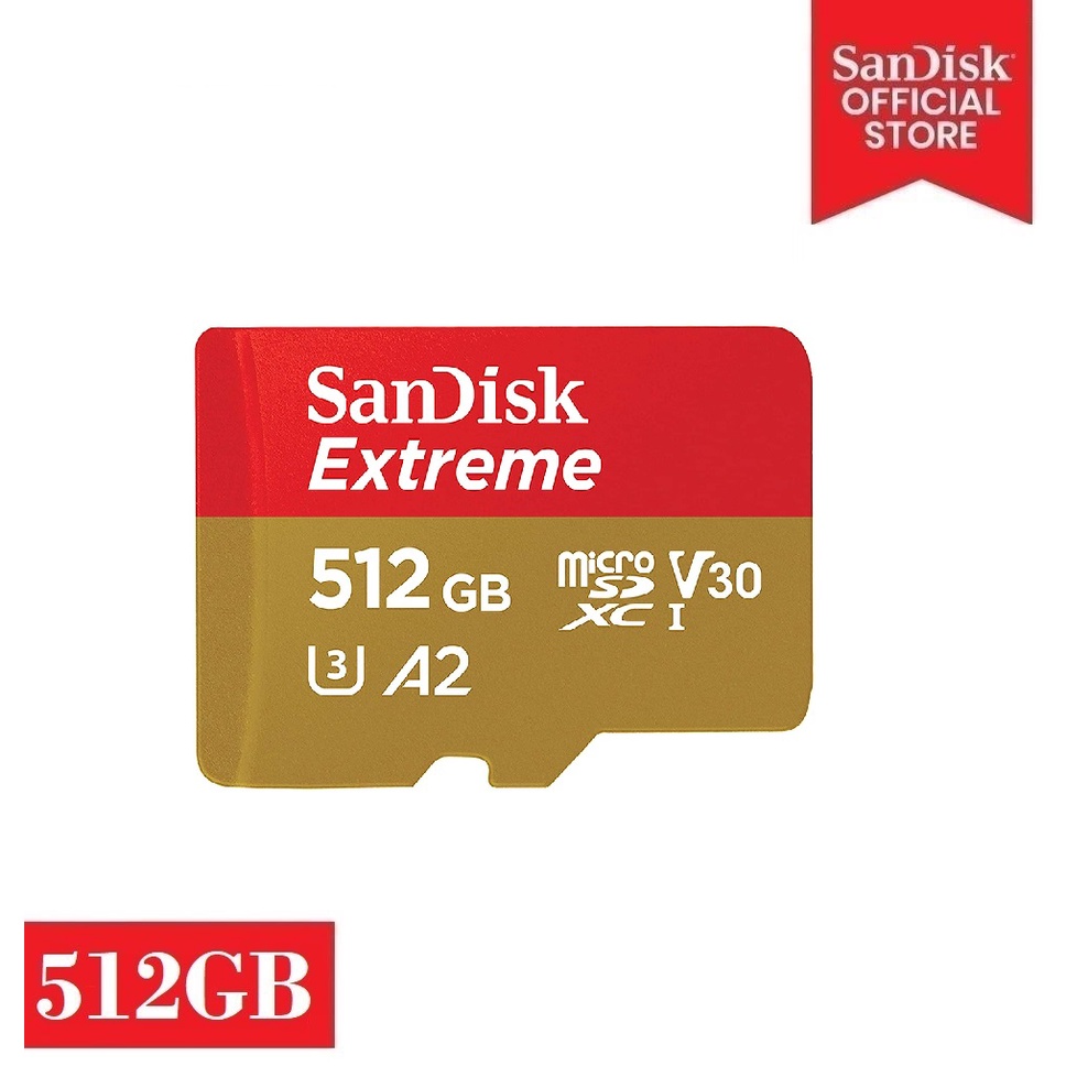 Sandisk SDSQXAV 512GB Extreme Micro SD 190MB/s C10 | Shopee Philippines