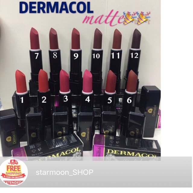dermacol lipstick