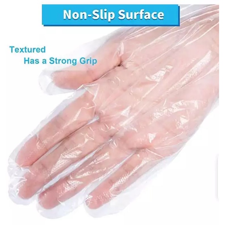 Disposable Clear/Plastic Gloves (100pcs) Shopee Philippines