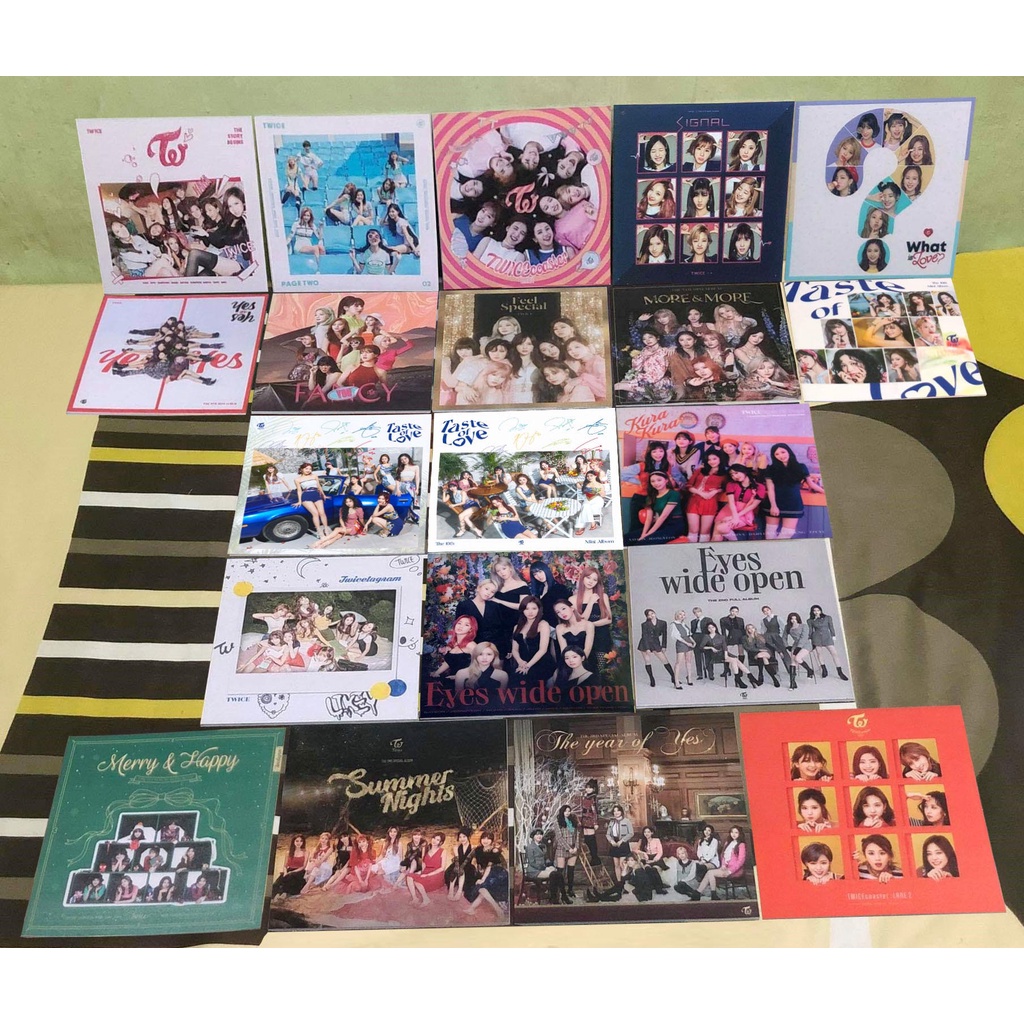 Twice Korean Mini Repackage Album Covers Vinyl Style Uv Print On Sintra Board Taste Of Love Kpop Shopee Philippines