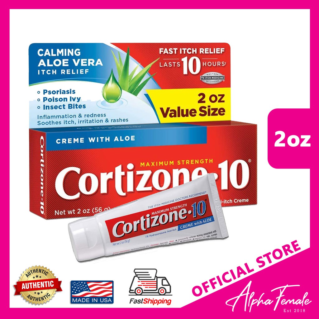 Cortizone 10 Maximum Strength Hydrocortisone Anti Itch Cream Plus 10 Moisturizers