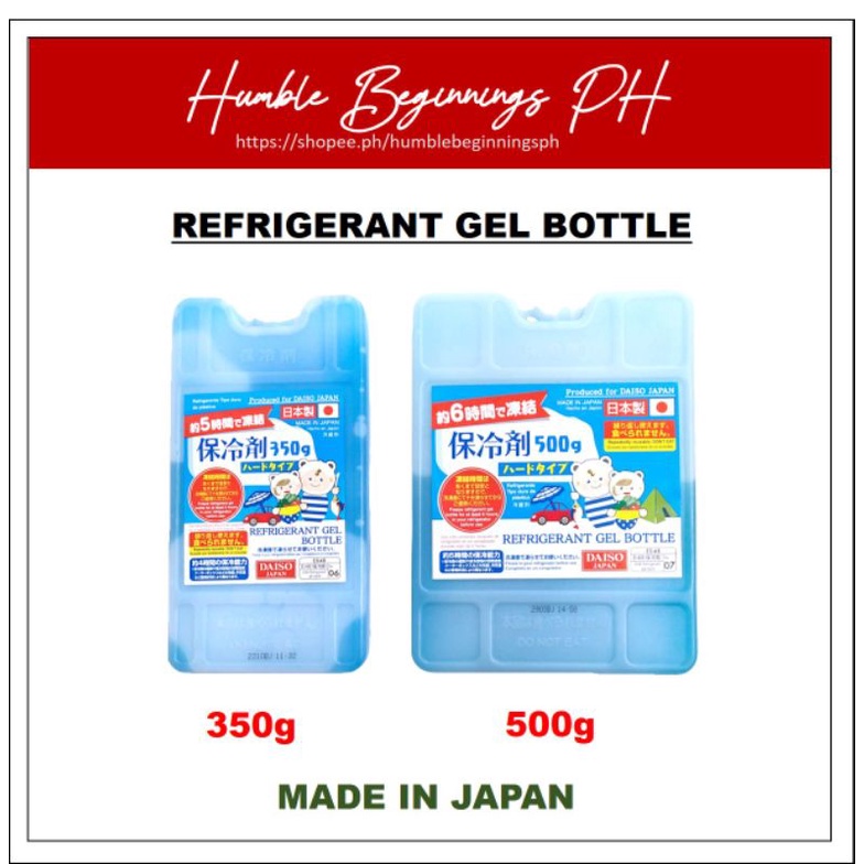 Ice Pack Gel Bottle Reusable Refrigerant for Cooler Bag or Box Freezer