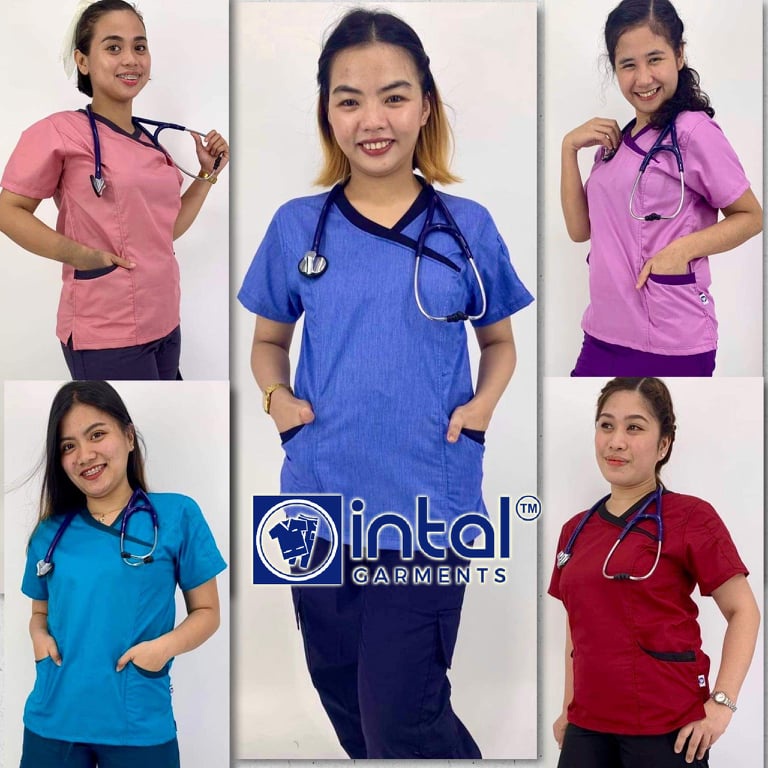 SCRUB SUIT CARGO 6Pocket Pants Premium Quality Scrubsuit 027 Pastel