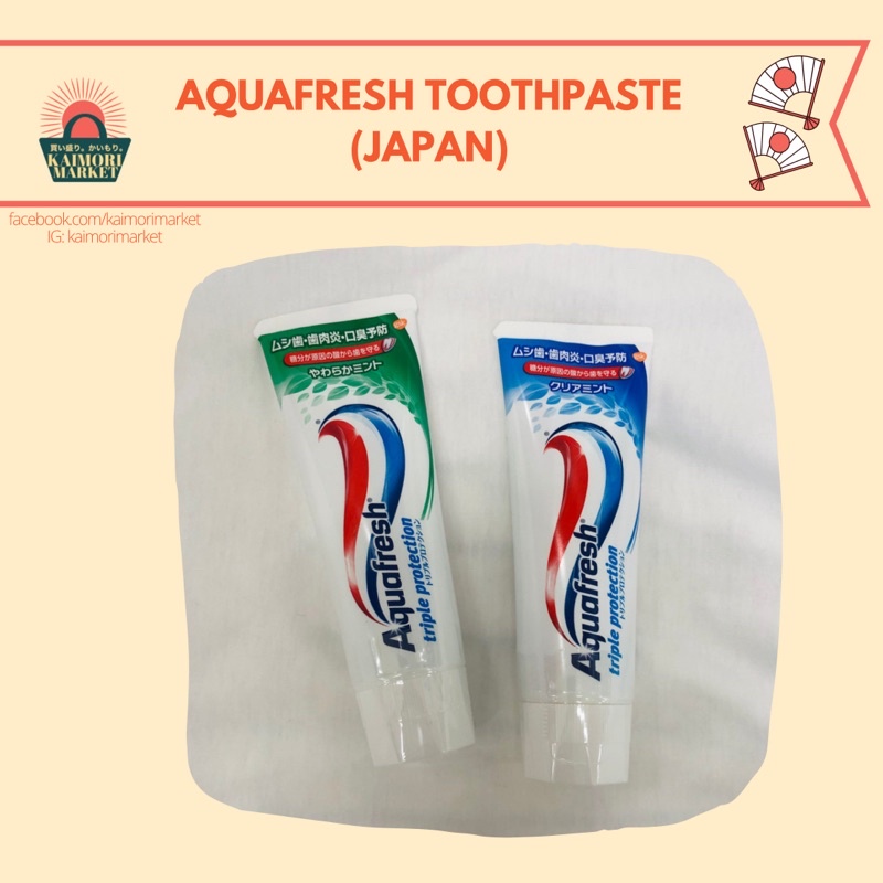 Aquafresh toothpaste (Japan) Shopee Philippines