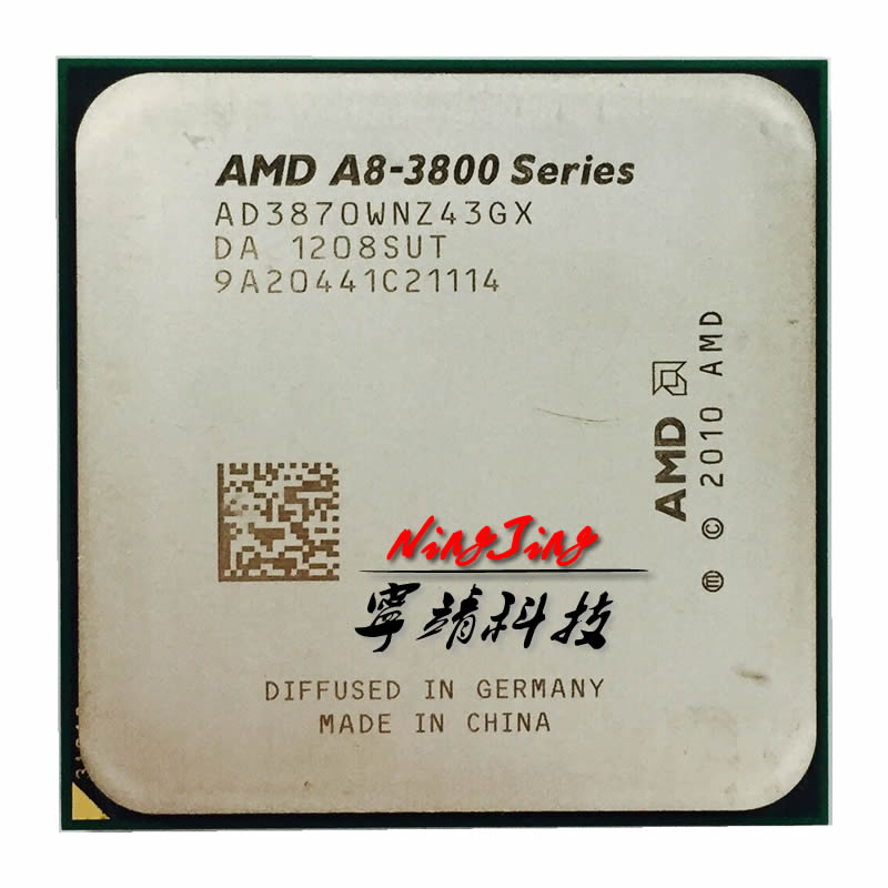 Amd A8 Series A8 3870k A8 3870 A8 3870k 3 0 Ghz Quad Core Cpu Processor Ad3870wnz43gx Socket Fm1 Shopee Philippines