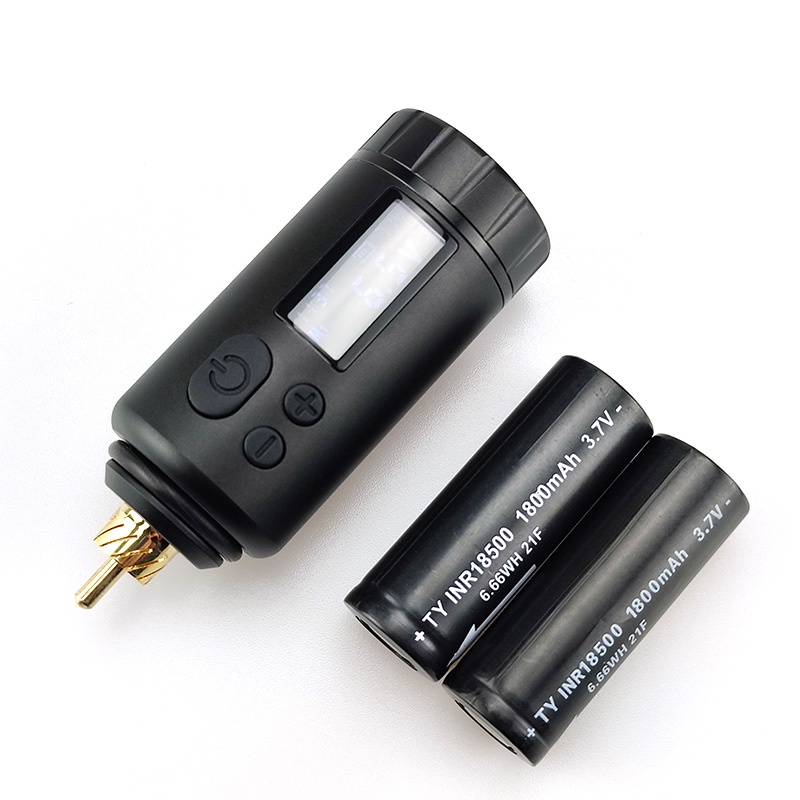 New Wireless Tattoo Power Supply RCA Tattoo Machine Battery Pack
