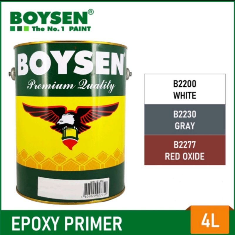 BOYSEN EPOXY PRIMER W/ CURING AGENT 1GALLON PINTURA PANG BAKAL NA