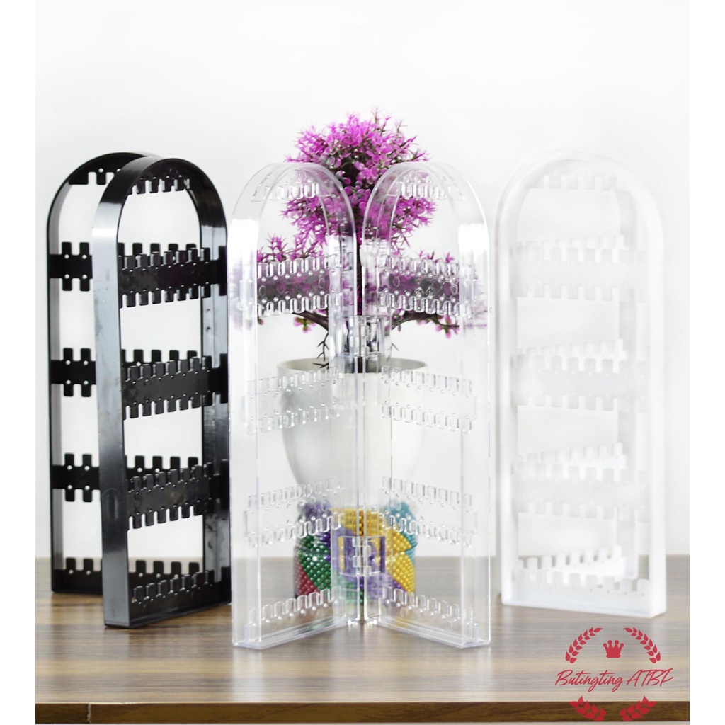 Creative Plastic Foldable Screen Jewelry Display Stand Shopee Philippines
