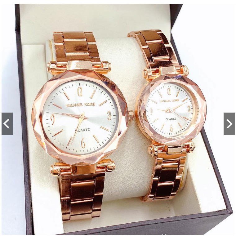 JJ Michael Kors MK Minimalist Rose Gold Couple Watch | Shopee Philippines
