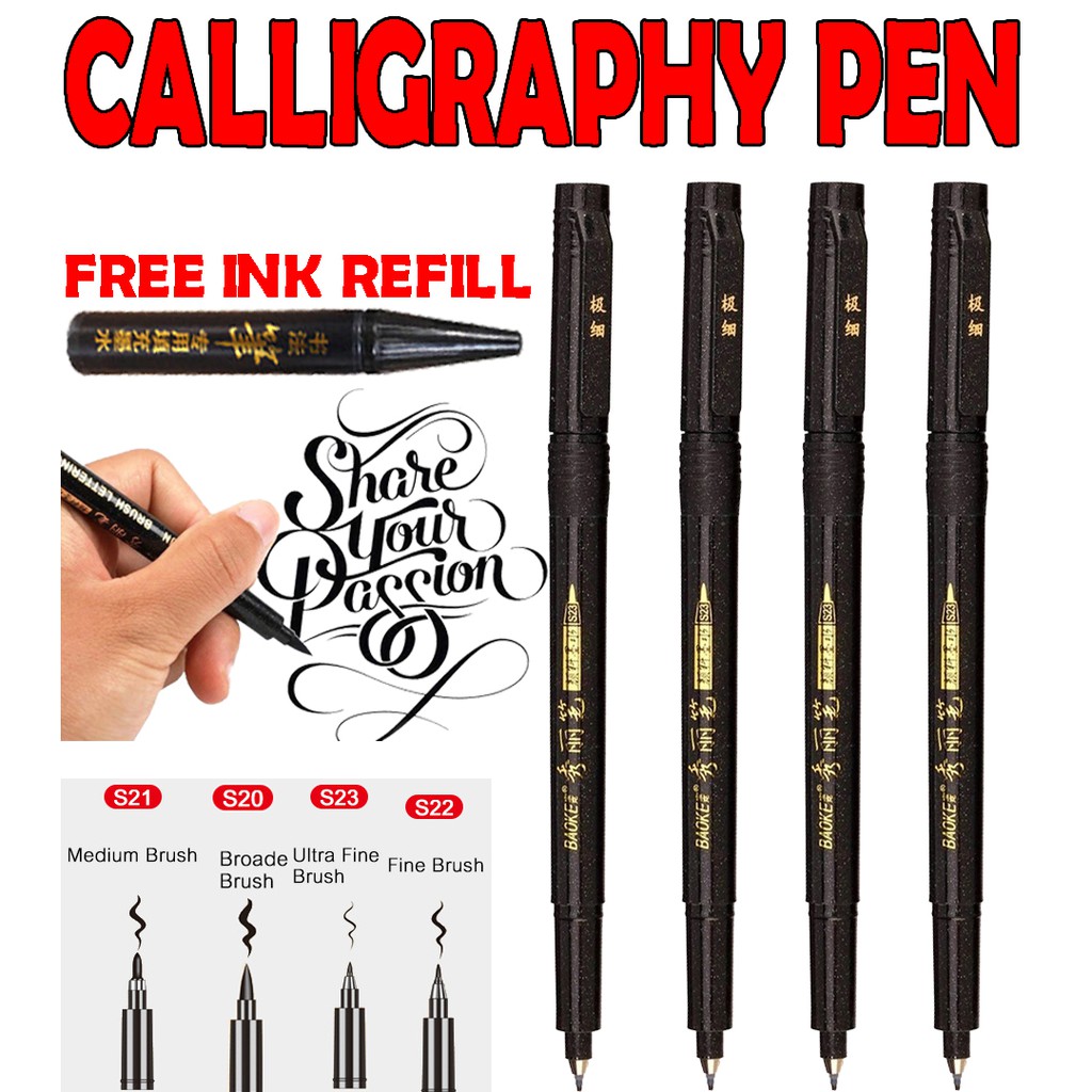 lettering pens