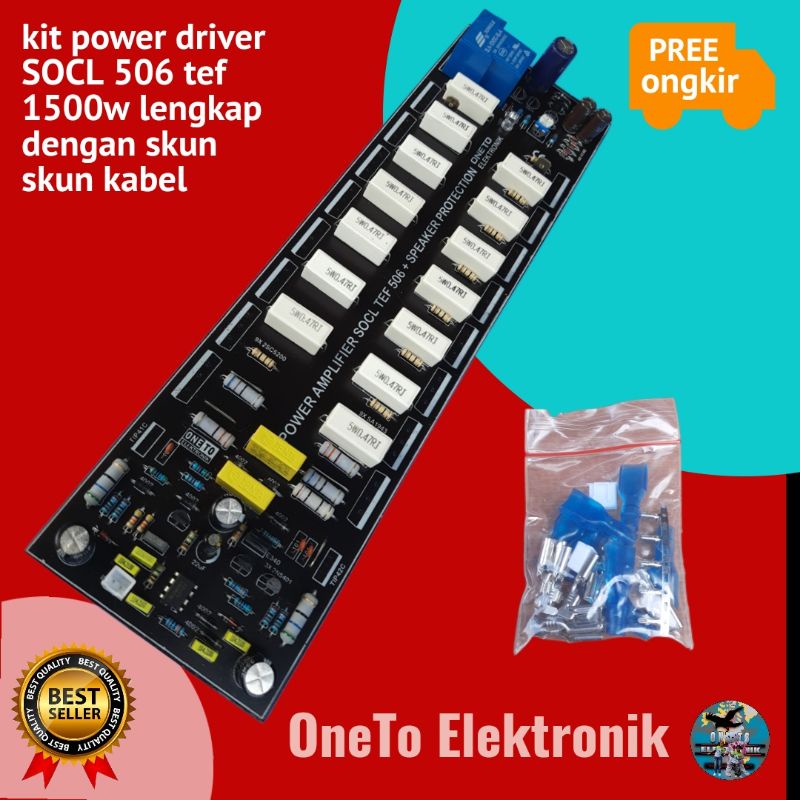 Kit Power SOCL 506 Tef 1500W Plus Protect Speaker TR Pinal 8x30cm for