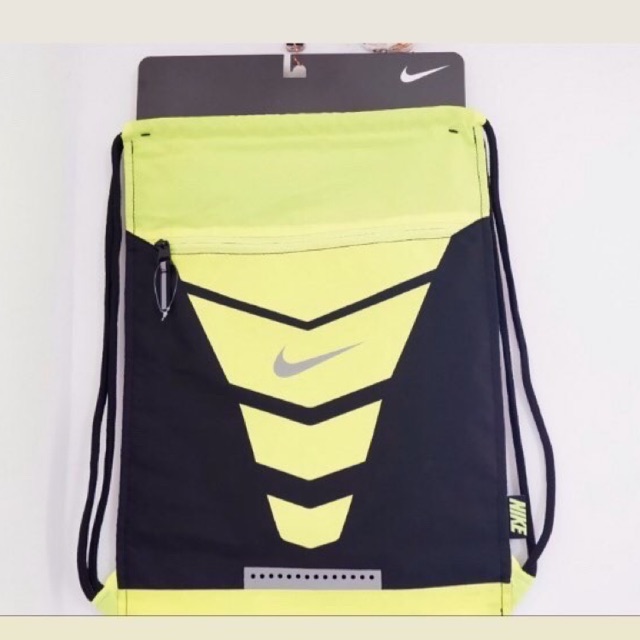 nike neon green bag