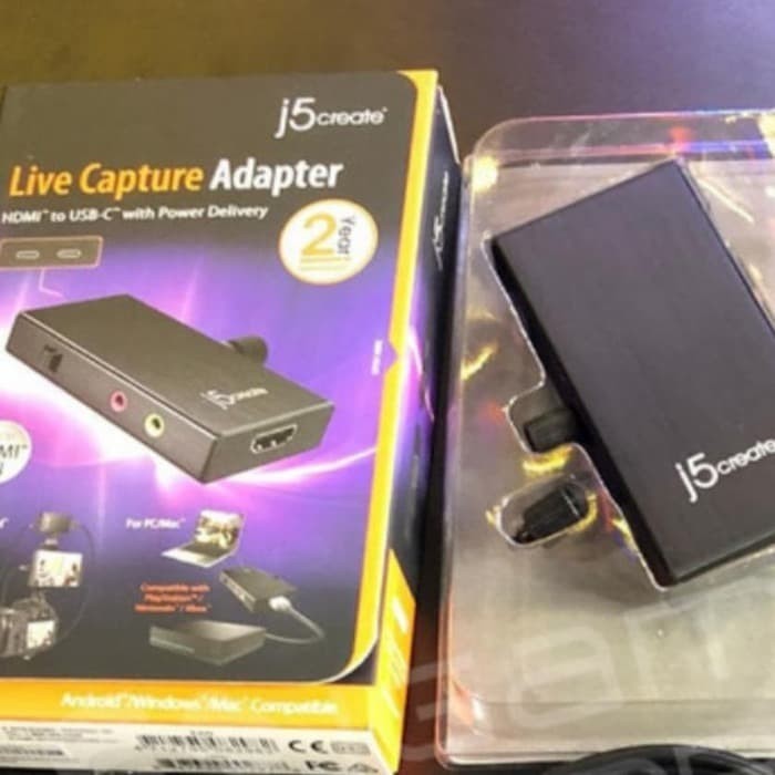 J5create Jva02 Live Capture Adapter Hdmi To Usb-c With Power Delivery |  Shopee Philippines
