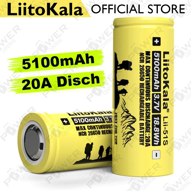 Аккумулятор liitokala 26650