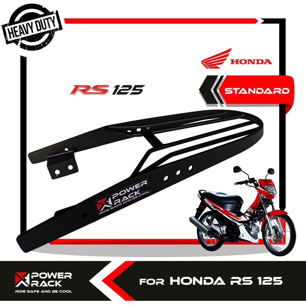 Honda Xrm Rs 125 Top Box Bracket Honda Rs 125 Power Rack Bracket For Honda Rs 125 Shopee Philippines