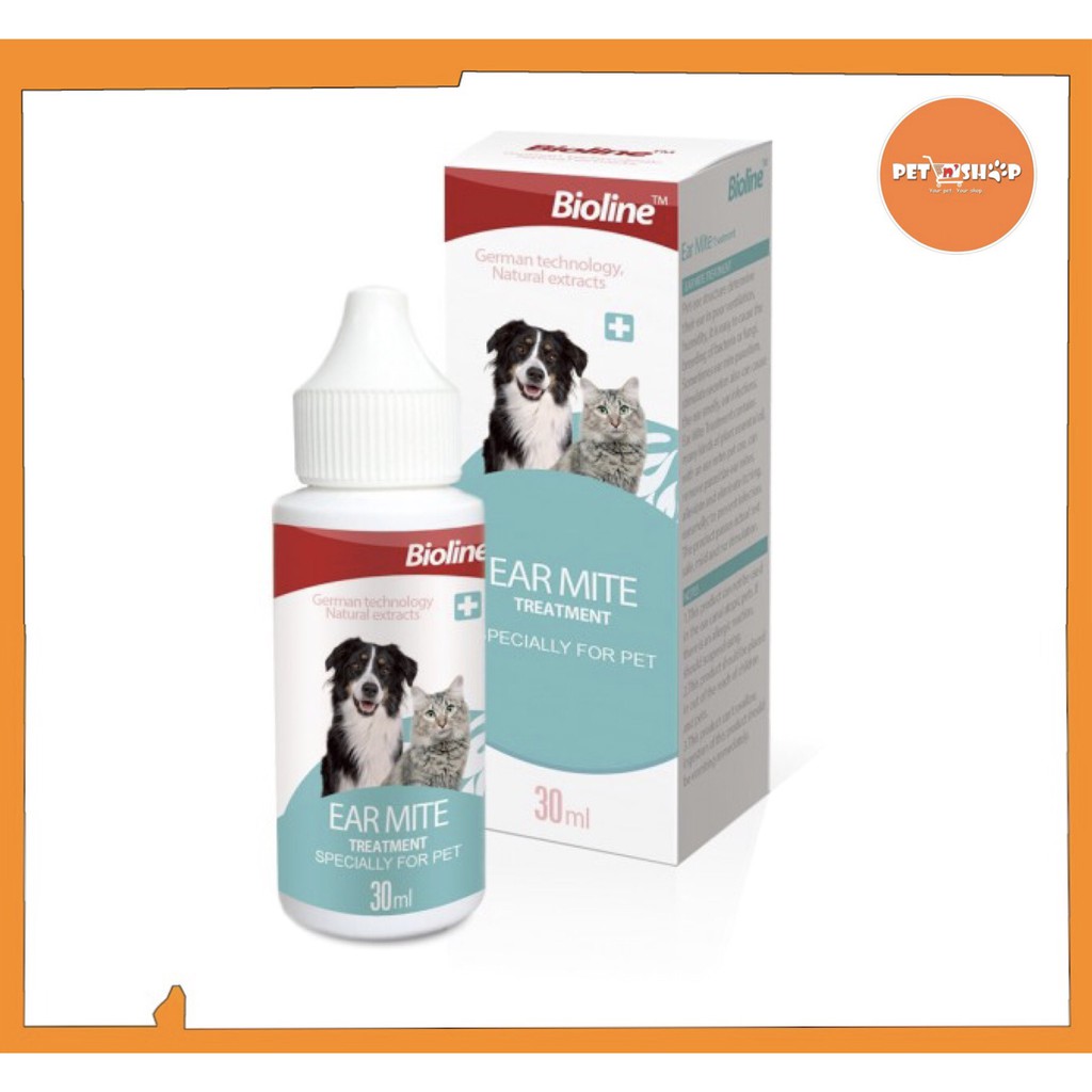Bioline Ear Mite Treatment for Cats and Dogs Shopee Philippines