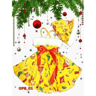 Onhand Cute Baby Girls Santa Dress Christmas Dress 0-6years Old #2