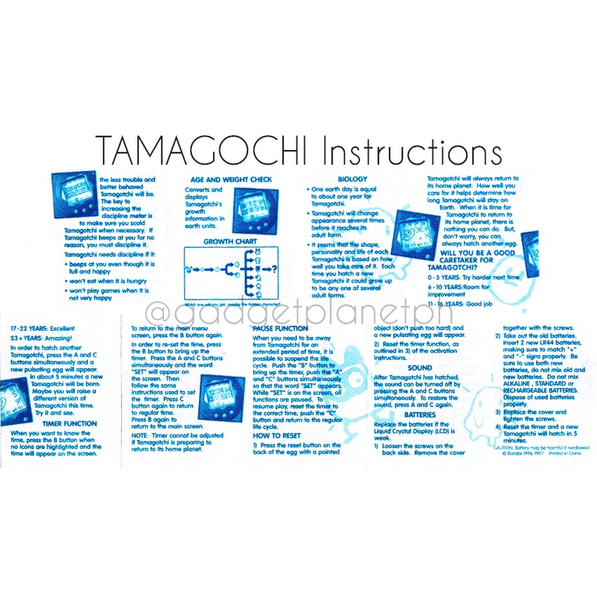 Tamagotchi Connection Manual