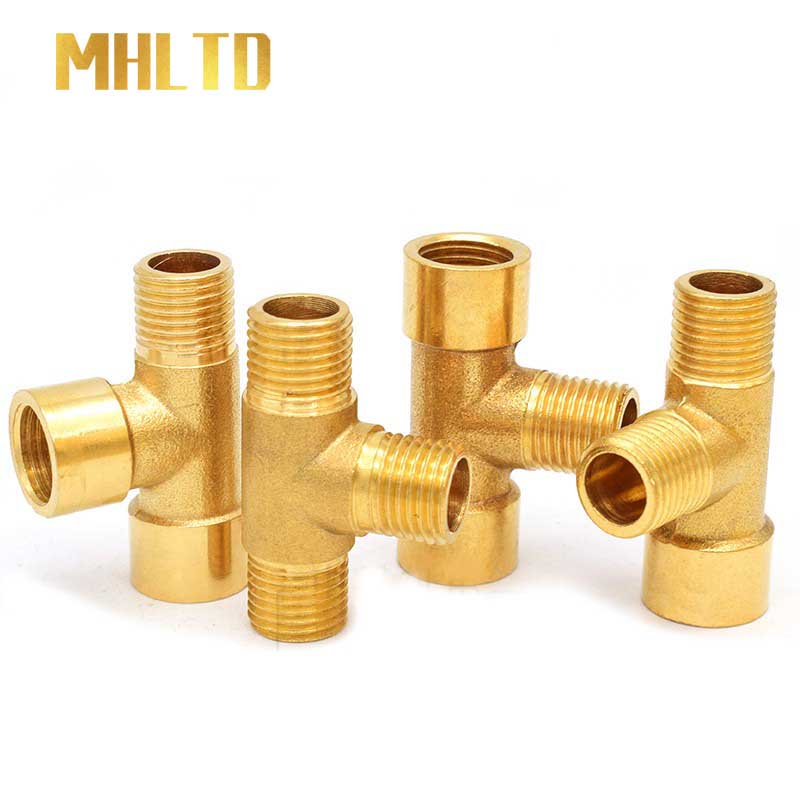 1-8-1-4-3-8-1-2-bsp-tee-type-copper-brass-pipe-fitting-water-oil